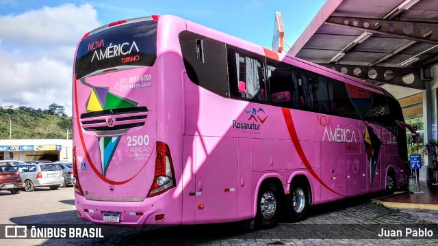 Nova América Turismo 2500 na cidade de Juiz de Fora, Minas Gerais, Brasil, por Juan Pablo. Número da foto: #11013213.