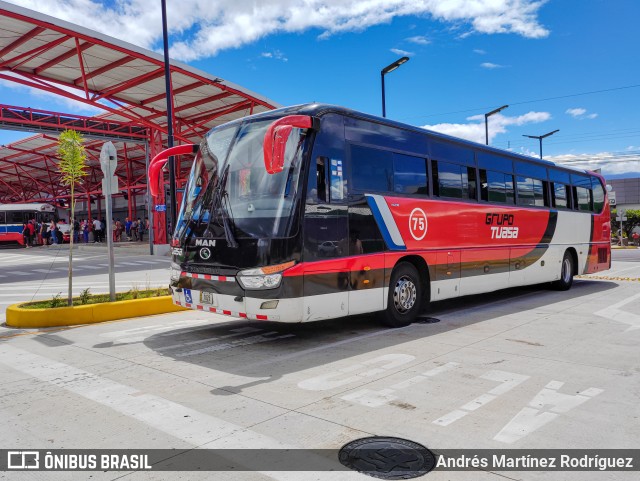 TUASA - Transportes Unidos Alajuelenses 75 na cidade de Alajuela, Alajuela, Costa Rica, por Andrés Martínez Rodríguez. Número da foto: #11012256.