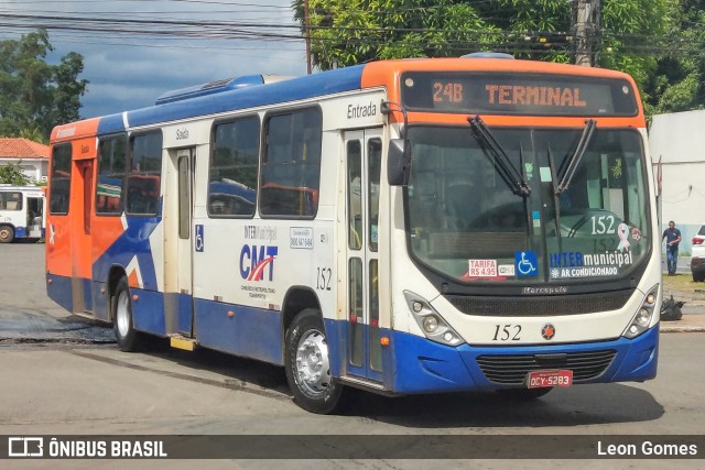 CMT - Consórcio Metropolitano Transportes 152 na cidade de Várzea Grande, Mato Grosso, Brasil, por Leon Gomes. Número da foto: #11016290.