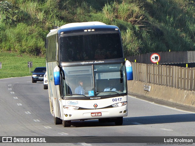 Classe A Viagem e Turismo 0017 na cidade de Aparecida, São Paulo, Brasil, por Luiz Krolman. ID da foto: 11014736.