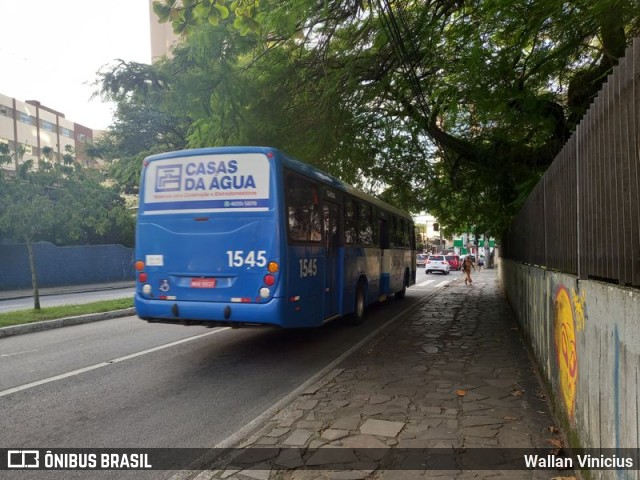 Canasvieiras Transportes 1545 na cidade de Florianópolis, Santa Catarina, Brasil, por Wallan Vinicius. ID da foto: 11015538.