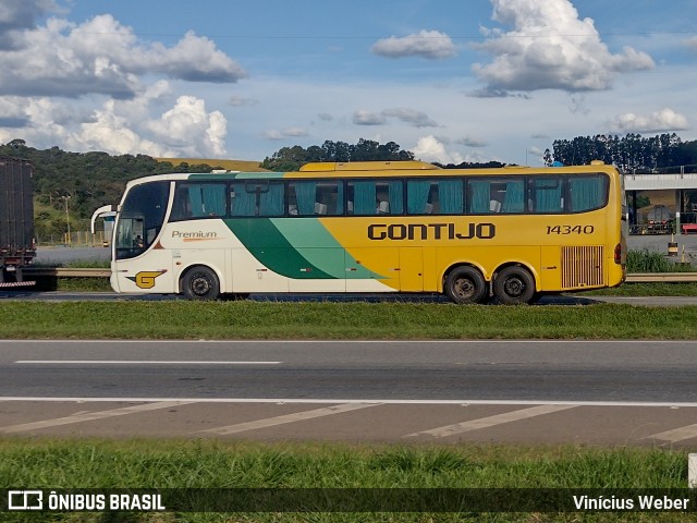 Empresa Gontijo de Transportes 14340 na cidade de São Gonçalo do Sapucaí, Minas Gerais, Brasil, por Vinícius Weber. Número da foto: #11014438.