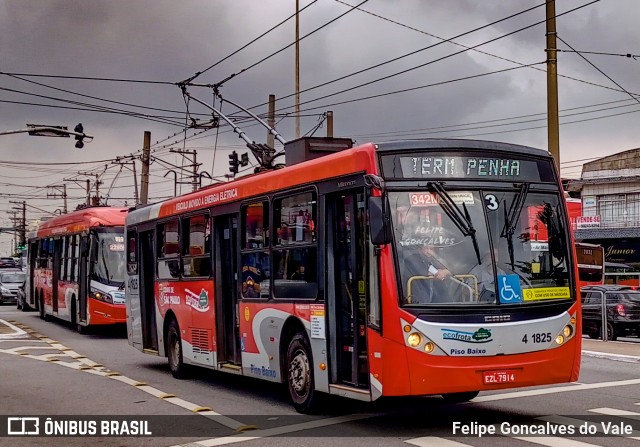 Himalaia Transportes > Ambiental Transportes Urbanos 4 1825 na cidade de São Paulo, São Paulo, Brasil, por Felipe Goncalves do Vale. ID da foto: 11013914.