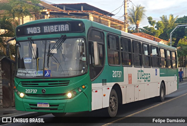 OT Trans - Ótima Salvador Transportes 20737 na cidade de Salvador, Bahia, Brasil, por Felipe Damásio. ID da foto: 11015989.