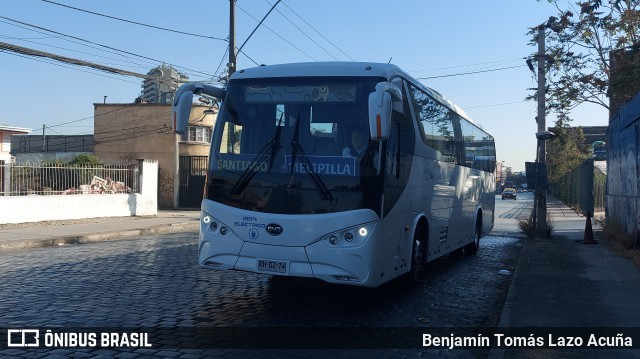 Autobuses Melipilla 160 na cidade de Estación Central, Santiago, Metropolitana de Santiago, Chile, por Benjamín Tomás Lazo Acuña. Número da foto: #11013597.