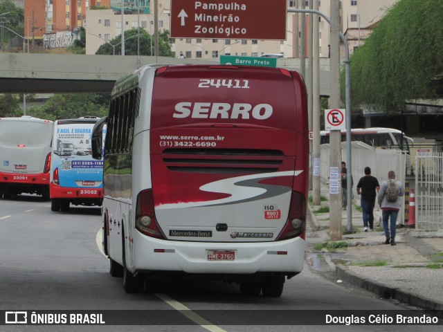 Viação Serro 24411 na cidade de Belo Horizonte, Minas Gerais, Brasil, por Douglas Célio Brandao. Número da foto: #11014388.