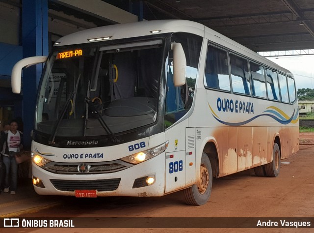 Viação Ouro e Prata 808 na cidade de Santarém, Pará, Brasil, por Andre Vasques. Número da foto: #11014292.