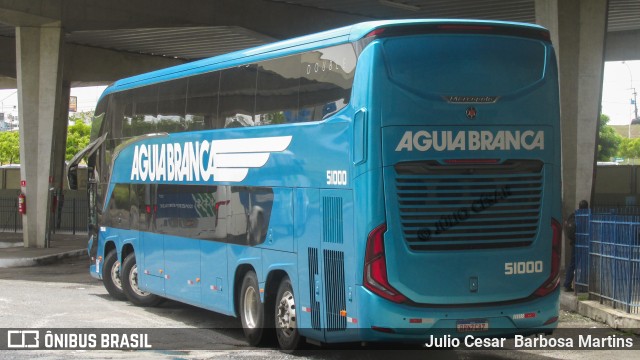 Viação Águia Branca 51000 na cidade de Aracaju, Sergipe, Brasil, por Julio Cesar  Barbosa Martins. ID da foto: 11013695.