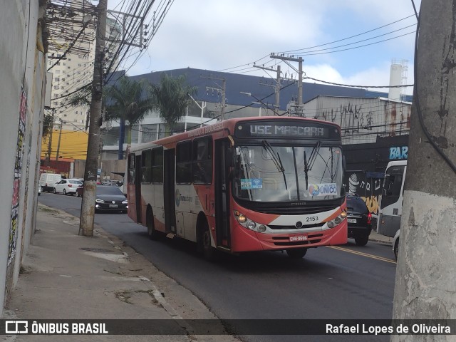 Empresa de Ônibus Vila Galvão 2153 na cidade de Guarulhos, São Paulo, Brasil, por Rafael Lopes de Oliveira. ID da foto: 11013640.