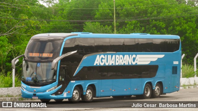 Viação Águia Branca 51000 na cidade de Aracaju, Sergipe, Brasil, por Julio Cesar  Barbosa Martins. ID da foto: 11013705.