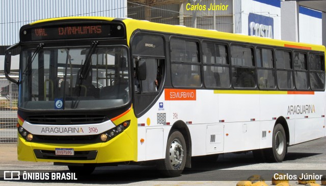 Viação Araguarina 3196 na cidade de Goiânia, Goiás, Brasil, por Carlos Júnior. Número da foto: #11015598.
