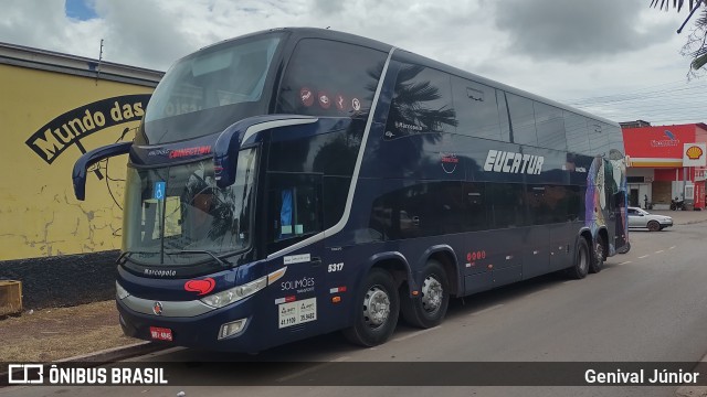 Eucatur - Empresa União Cascavel de Transportes e Turismo 5317 na cidade de Corumbá, Mato Grosso do Sul, Brasil, por Genival Júnior. ID da foto: 11016681.