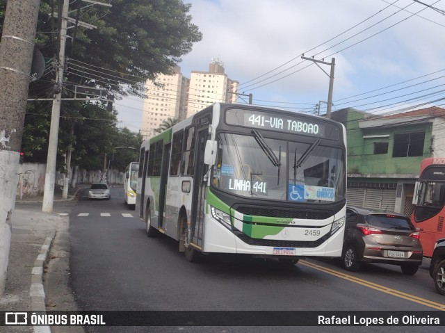 Empresa de Ônibus Vila Galvão 2459 na cidade de Guarulhos, São Paulo, Brasil, por Rafael Lopes de Oliveira. Número da foto: #11016720.
