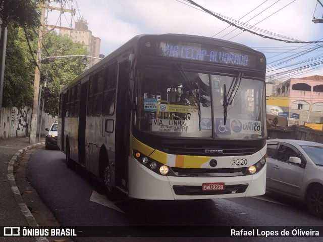 Viação Campo dos Ouros 3220 na cidade de Guarulhos, São Paulo, Brasil, por Rafael Lopes de Oliveira. Número da foto: #11016732.