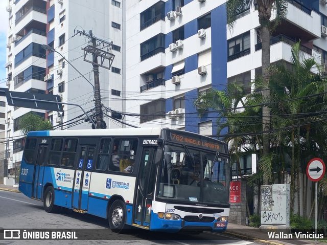 Emflotur - Empresa Florianópolis de Transportes Coletivos 3307 na cidade de Florianópolis, Santa Catarina, Brasil, por Wallan Vinicius. Número da foto: #11019806.