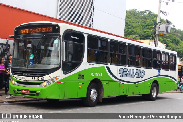 Expresso Real Rio RJ 133.163 na cidade de Paracambi, Rio de Janeiro, Brasil, por Paulo Henrique Pereira Borges. Número da foto: #11019207.