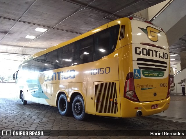 Empresa Gontijo de Transportes 18150 na cidade de Belo Horizonte, Minas Gerais, Brasil, por Hariel Bernades. ID da foto: 11017938.