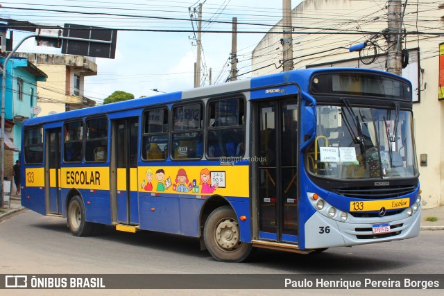 J&W Transporte 36 na cidade de Japeri, Rio de Janeiro, Brasil, por Paulo Henrique Pereira Borges. Número da foto: #11019276.