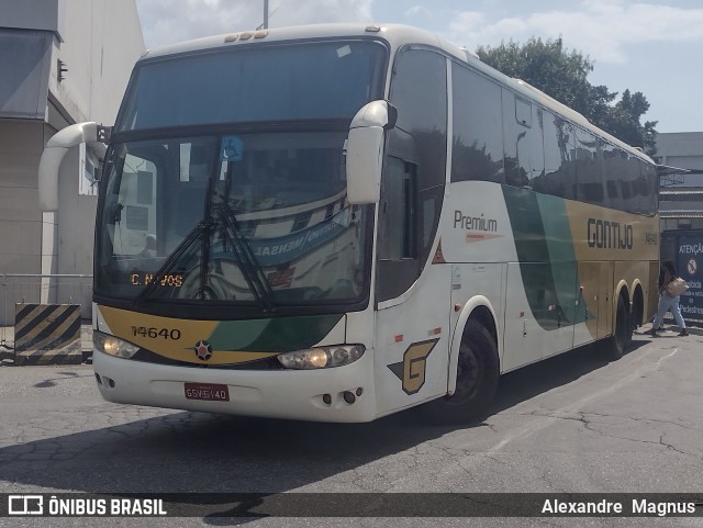 Empresa Gontijo de Transportes 14640 na cidade de Rio de Janeiro, Rio de Janeiro, Brasil, por Alexandre  Magnus. ID da foto: 11017578.