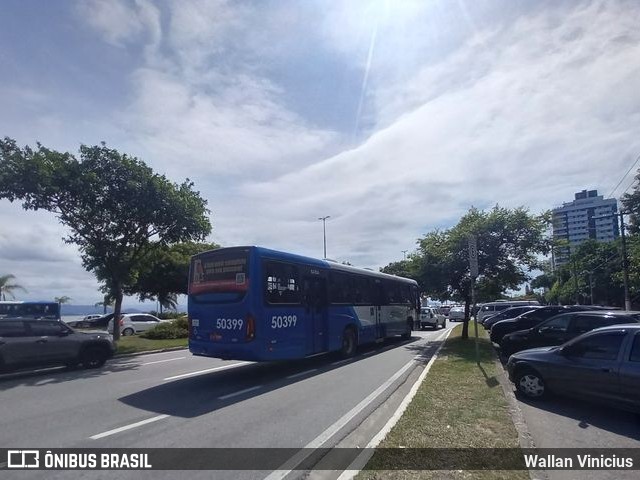 Transol Transportes Coletivos 50399 na cidade de Florianópolis, Santa Catarina, Brasil, por Wallan Vinicius. ID da foto: 11017222.