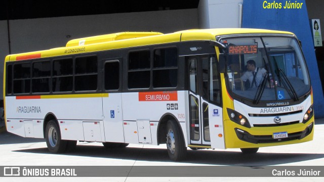 Viação Araguarina 3191 na cidade de Goiânia, Goiás, Brasil, por Carlos Júnior. Número da foto: #11017669.