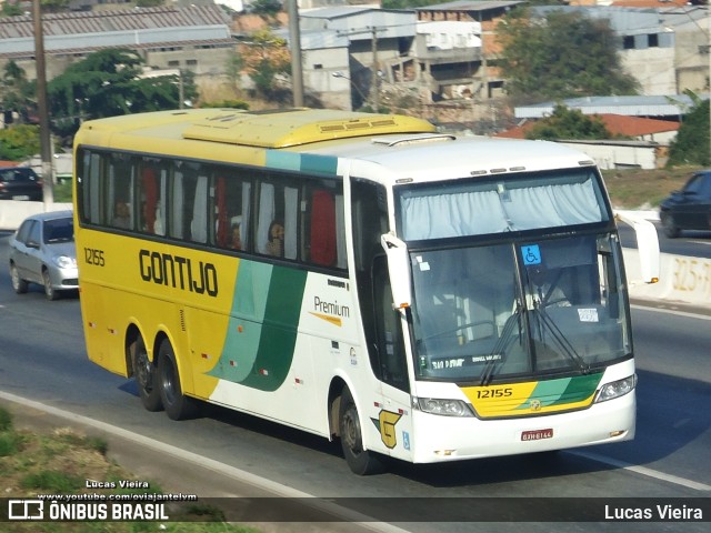 Empresa Gontijo de Transportes 12155 na cidade de Belo Horizonte, Minas Gerais, Brasil, por Lucas Vieira. ID da foto: 11017783.