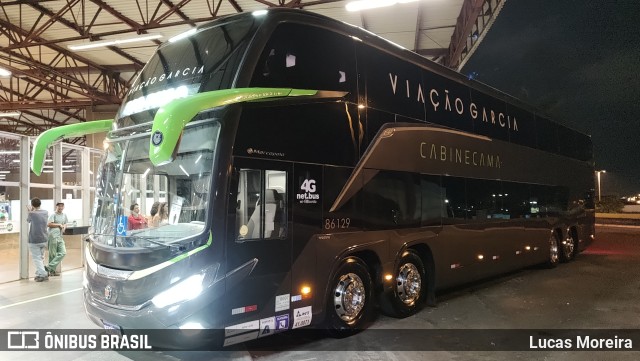 Viação Garcia 86129 na cidade de Londrina, Paraná, Brasil, por Lucas Moreira. Número da foto: #11019254.