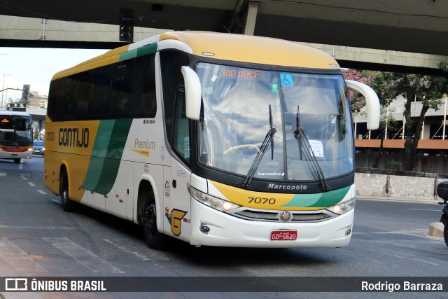 Empresa Gontijo de Transportes 7070 na cidade de Belo Horizonte, Minas Gerais, Brasil, por Rodrigo Barraza. ID da foto: 11018789.