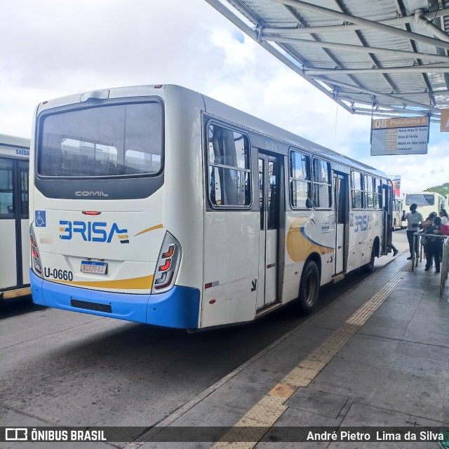Transportes Metropolitanos Brisa U-0660 na cidade de Lauro de Freitas, Bahia, Brasil, por André Pietro  Lima da Silva. Número da foto: #11016539.
