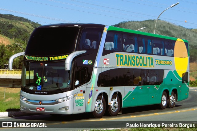 Transcolita Turismo 4000 na cidade de Aparecida, São Paulo, Brasil, por Paulo Henrique Pereira Borges. ID da foto: 11019287.