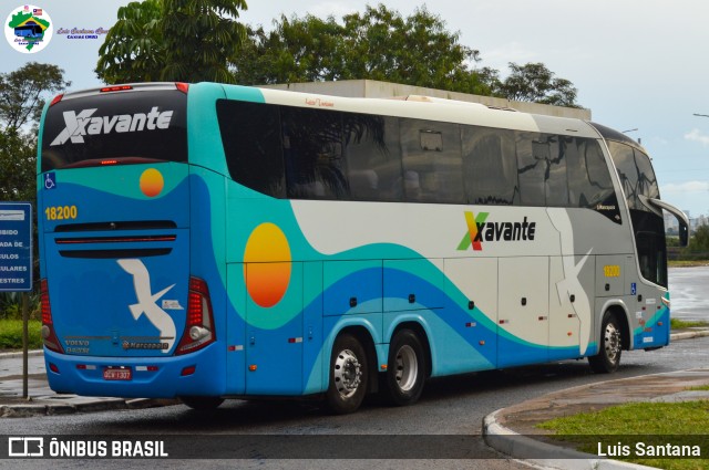 Viação Xavante 18200 na cidade de Brasília, Distrito Federal, Brasil, por Luis Santana. Número da foto: #11016561.