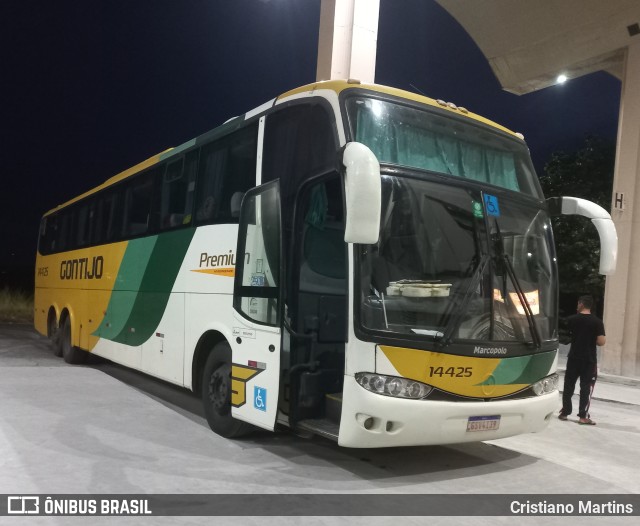 Empresa Gontijo de Transportes 14425 na cidade de Montes Claros, Minas Gerais, Brasil, por Cristiano Martins. ID da foto: 11020255.