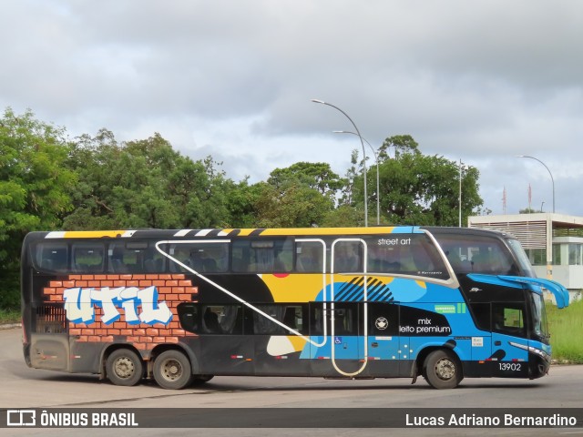 UTIL - União Transporte Interestadual de Luxo 13902 na cidade de Brasília, Distrito Federal, Brasil, por Lucas Adriano Bernardino. Número da foto: #11022018.