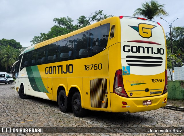 Empresa Gontijo de Transportes 18760 na cidade de Fortaleza, Ceará, Brasil, por João victor Braz. ID da foto: 11022580.