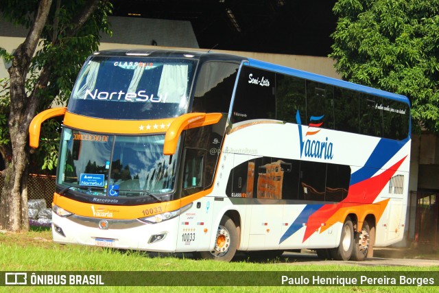 Viação Vacaria 10033 na cidade de Anápolis, Goiás, Brasil, por Paulo Henrique Pereira Borges. Número da foto: #11022527.