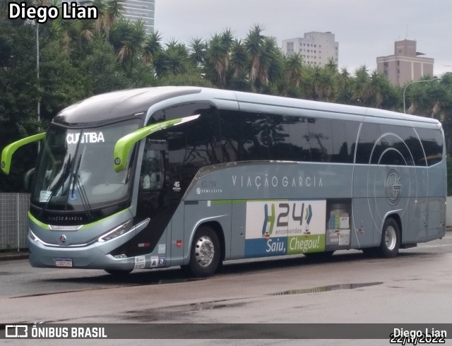 Viação Garcia 82159 na cidade de Curitiba, Paraná, Brasil, por Diego Lian. Número da foto: #11022528.