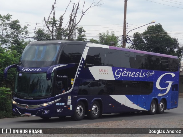 LP Gênesis Bus 1003 na cidade de Cuiabá, Mato Grosso, Brasil, por Douglas Andrez. ID da foto: 11021453.