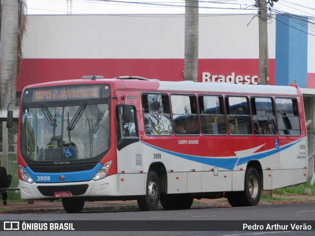 Jaguar Transportes Urbanos 3959 na cidade de Campo Grande, Mato Grosso do Sul, Brasil, por Pedro Arthur Verão. Número da foto: #11020237.