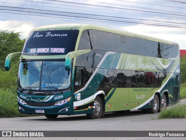Asa Branca Turismo 20209 na cidade de Caruaru, Pernambuco, Brasil, por Rodrigo Fonseca. Número da foto: #11020897.