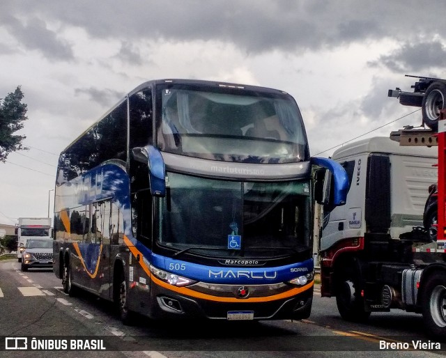 Marlu Turismo 505 na cidade de Campos dos Goytacazes, Rio de Janeiro, Brasil, por Breno Vieira. ID da foto: 11021766.