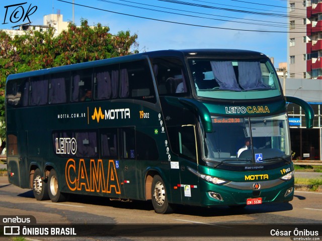 Viação Motta 19002 na cidade de Belo Horizonte, Minas Gerais, Brasil, por César Ônibus. Número da foto: #11021081.