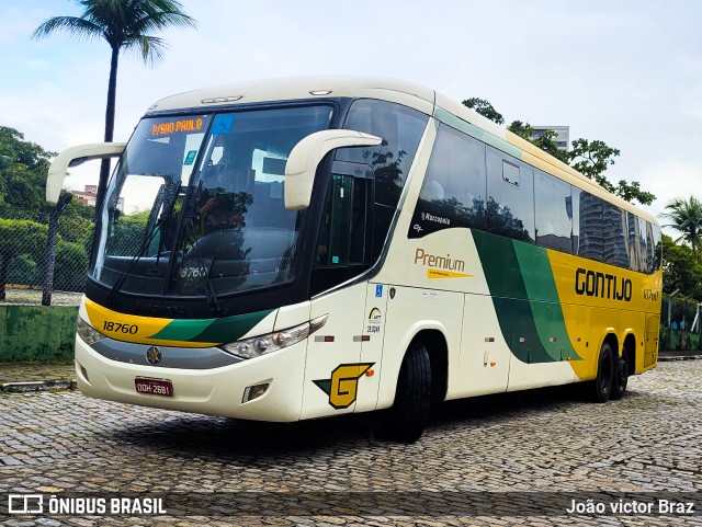 Empresa Gontijo de Transportes 18760 na cidade de Fortaleza, Ceará, Brasil, por João victor Braz. ID da foto: 11022570.