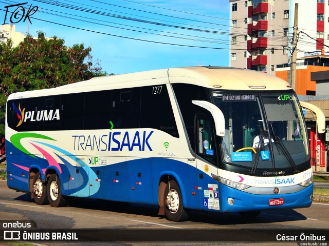 Trans Isaak Turismo 1277 na cidade de Belo Horizonte, Minas Gerais, Brasil, por César Ônibus. ID da foto: 11021074.