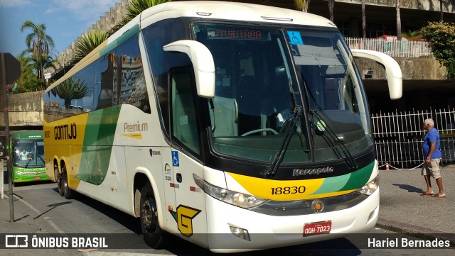 Empresa Gontijo de Transportes 18830 na cidade de Belo Horizonte, Minas Gerais, Brasil, por Hariel Bernades. ID da foto: 11020170.