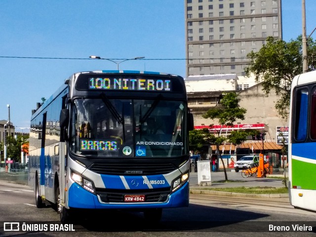 Viação Mauá RJ 185.033 na cidade de Rio de Janeiro, Rio de Janeiro, Brasil, por Breno Vieira. Número da foto: #11024780.