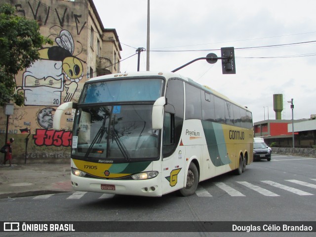 Empresa Gontijo de Transportes 17105 na cidade de Belo Horizonte, Minas Gerais, Brasil, por Douglas Célio Brandao. ID da foto: 11023502.