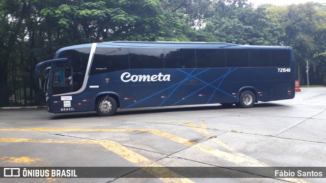 Viação Cometa 721540 na cidade de São Paulo, São Paulo, Brasil, por Fábio Santos. ID da foto: 11024361.