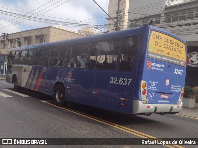 Viação Transdutra 32.637 na cidade de Guarulhos, São Paulo, Brasil, por Rafael Lopes de Oliveira. Número da foto: #11023083.