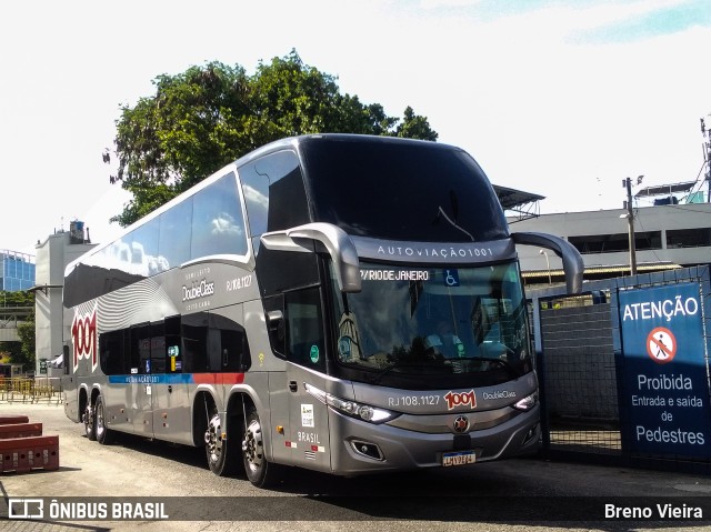 Auto Viação 1001 RJ 108.1127 na cidade de Rio de Janeiro, Rio de Janeiro, Brasil, por Breno Vieira. Número da foto: #11024589.