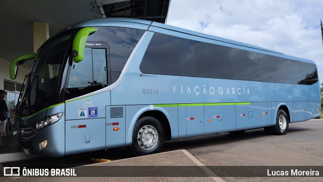 Viação Garcia 83219 na cidade de Rolândia, Paraná, Brasil, por Lucas Moreira. Número da foto: #11023150.